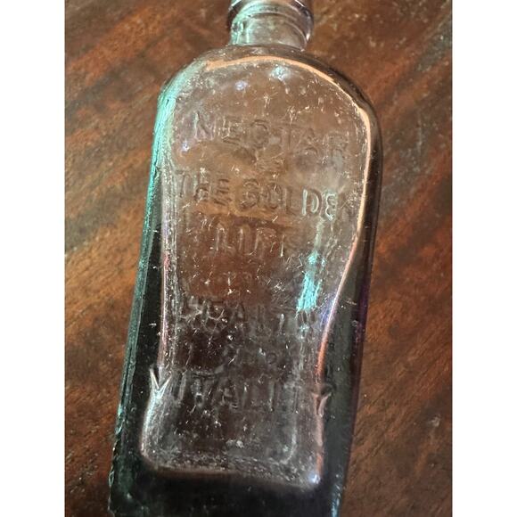 3 Purple Vintage Miniature Elixir and Medicine Bottles - Picture 12 of 13